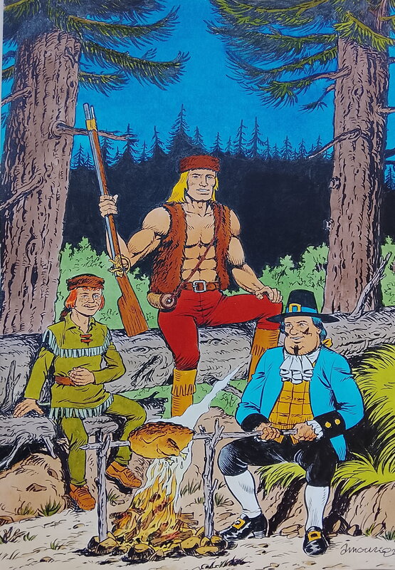 En vente - Blek Pique-nique par Amouriq - Planche originale