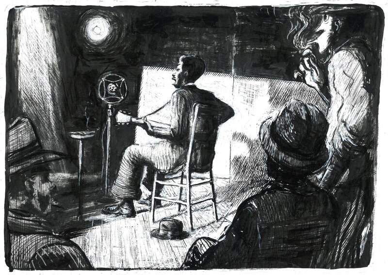 Frantz Duchazeau, Le rêve de Météor Slim - Illustration originale