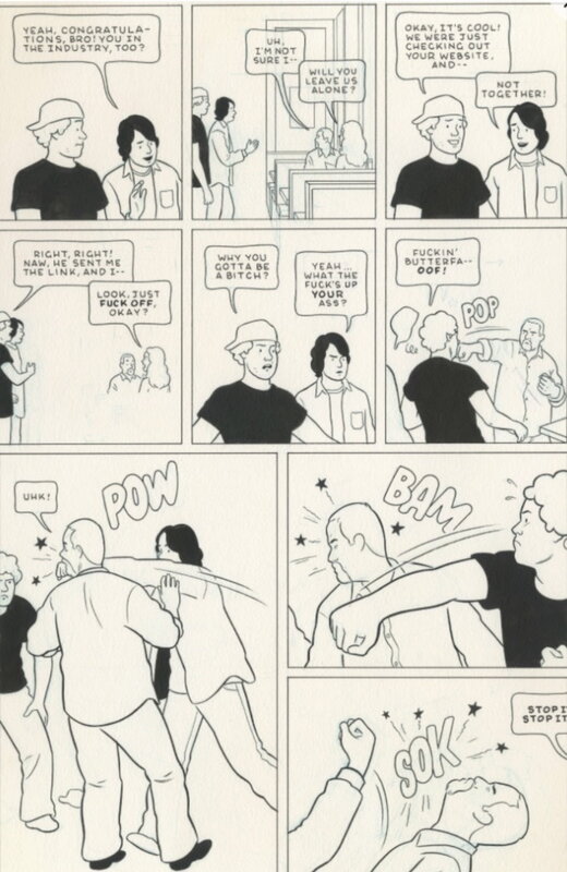 Amber Sweet by Adrian Tomine - Comic Strip