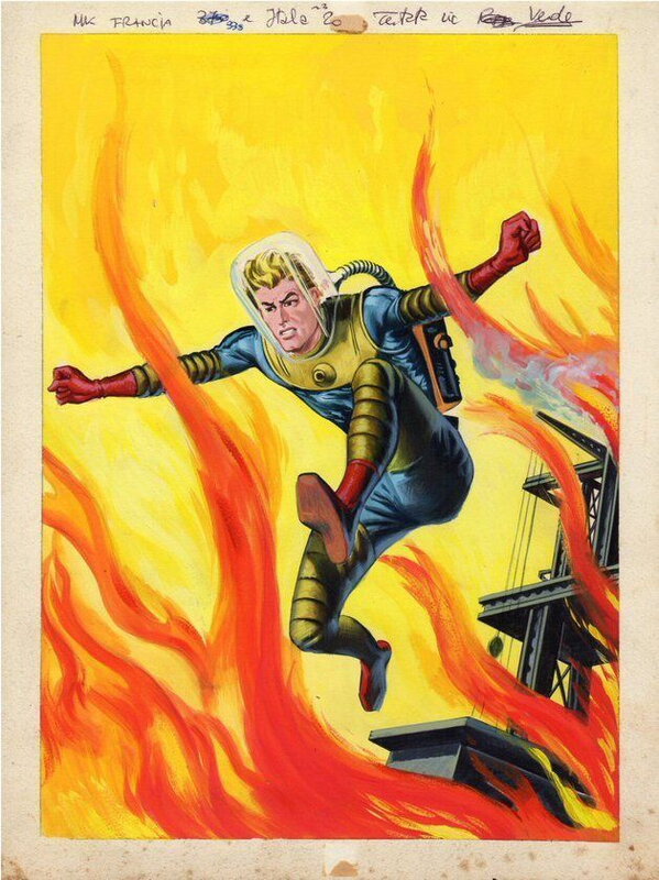 Mario Caria, Mandrake the Magician - Couverture tome 338 (1ère série Remparts) - Couverture originale