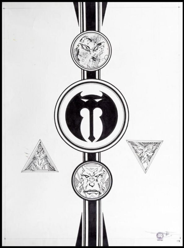 Druillet - Delirius start page - Planche originale