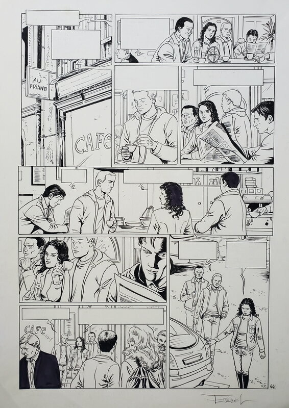 DISPARITIONS par Ersel - Planche originale