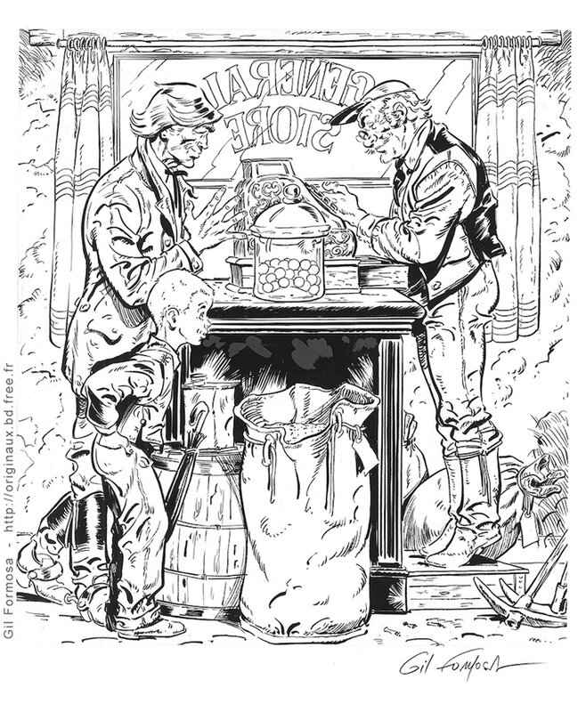 Blueberry Publicité by Gil Formosa - Comic Strip