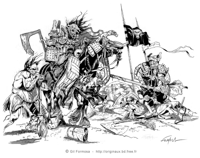 Gil Formosa, Cargal PdG du tome 1 - Planche originale