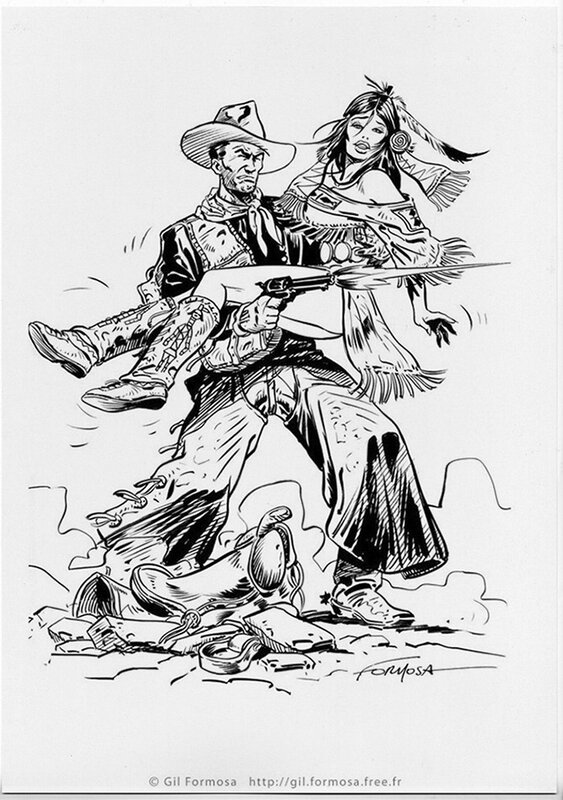 Rodeo par Gil Formosa - Planche originale
