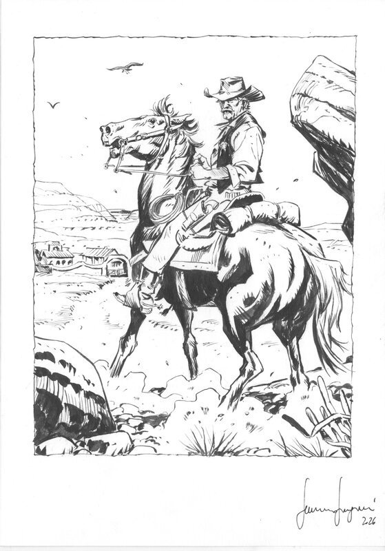 Germano Giorgiani, Sinisterra - SCERIFF BARRET - Original Illustration