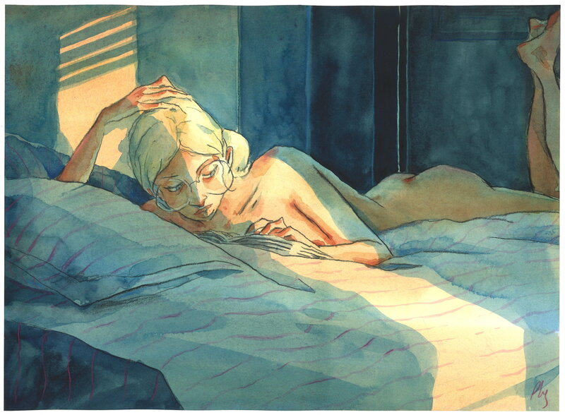 Pierre-Henry Gomont, Fuite du cerveau - Marianne - Original Illustration