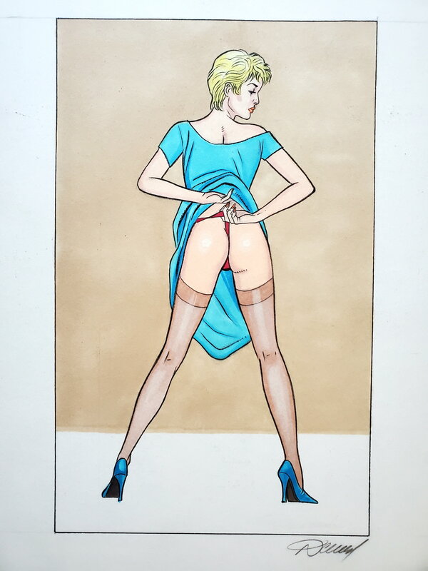 Renaud, JESSICA BLANDY   couleur directe - Original Illustration