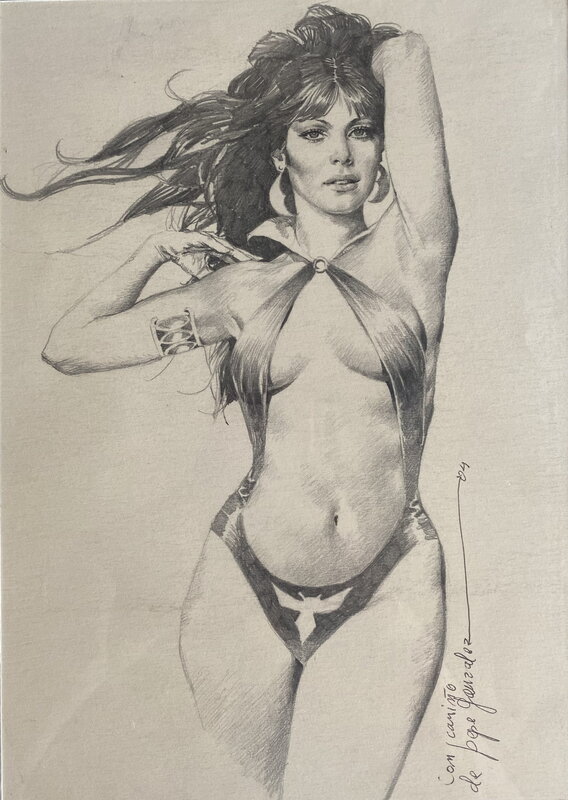 José González, Vampirella n 75 cover Jose Gonzalez Pepe - Couverture originale