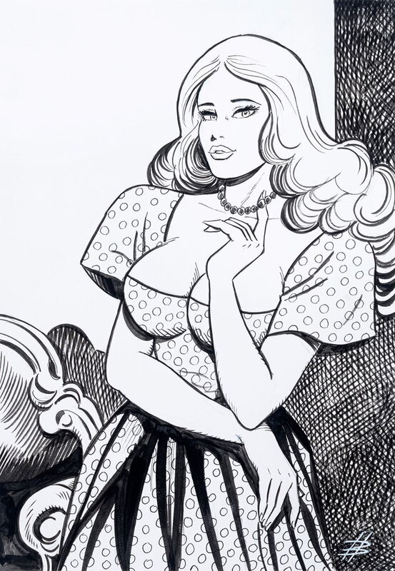 Zora la Vampira by Birago Balzano - Original Illustration