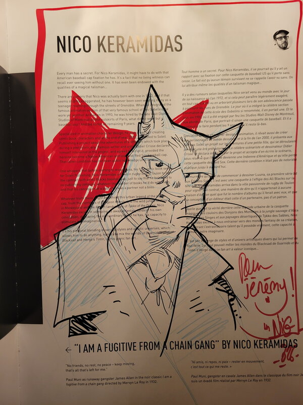 Blacksad by Keramidas - Sketch