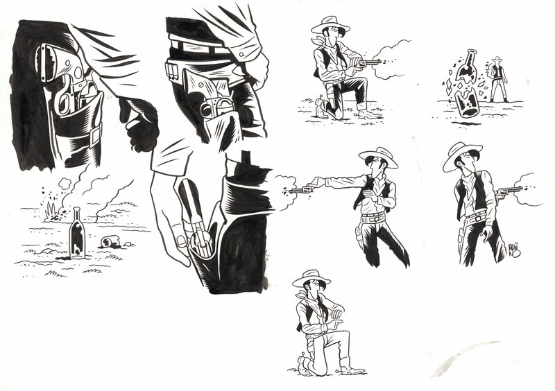 For sale - Brüno, Lucky Luke - Dakota 1880 - Comic Strip