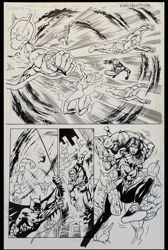 Fernando Dagnino, Justice league - generation lost - Planche originale