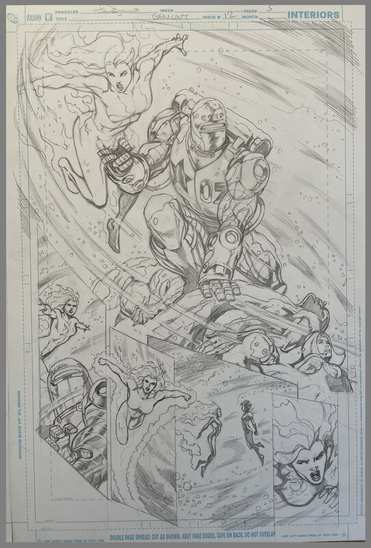 Fernando Dagnino, Raul Ferrandez, Justice League- Generation LOst - Planche originale