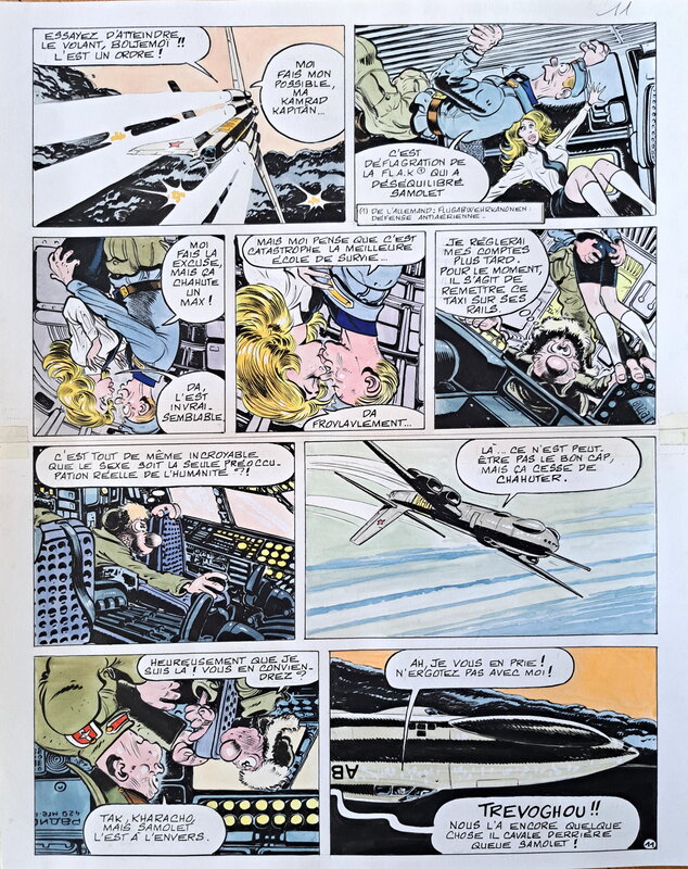 Dimitri, Guy Mouminoux, Eugène Krampon et Loubianka - Planche originale