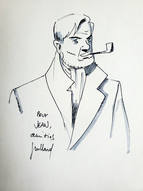 André Juillard, LES AVENTURES DE BLAKE ET MORTIMER    T16 LES SARCOPHAGES DU 6e CONTINENT - T1 - Dédicace