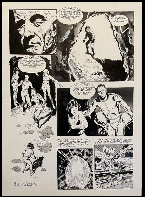 Corier boy par Paolo Ongaro - Planche originale