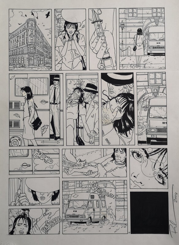 Anna Stein par Ronald Putzker - Planche originale