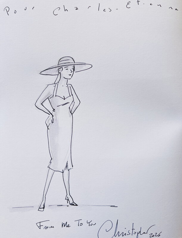 Audrey Hepburn par Christopher - Dédicace