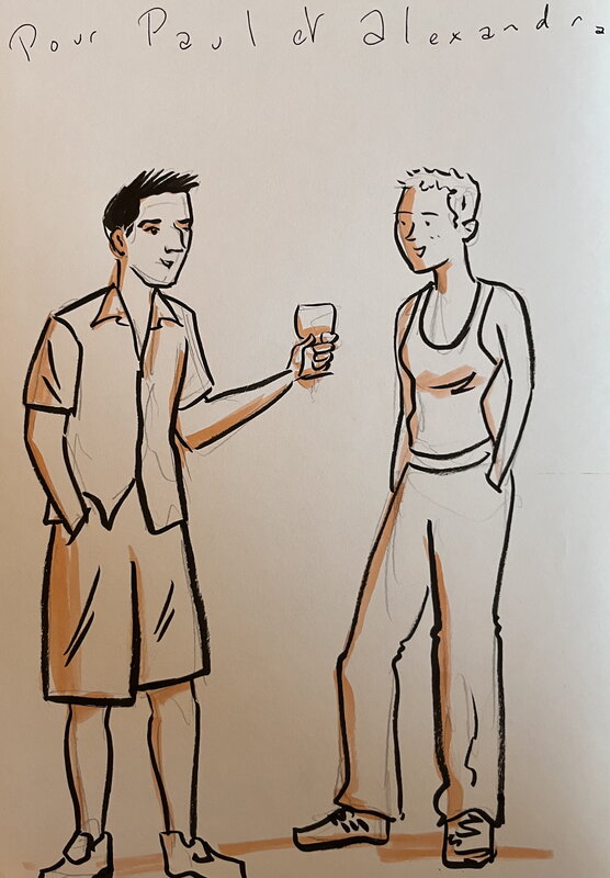 Colocataires par Christopher - Dédicace