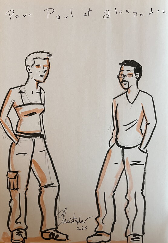 Colocataires par Christopher - Planche originale