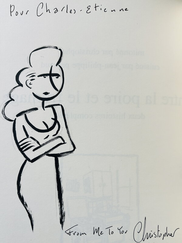 Christopher, Entre la poire et le fromage - Dédicace