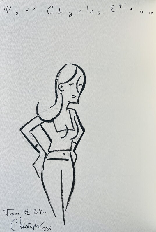 L’huile sur le feu par Christopher - Dédicace