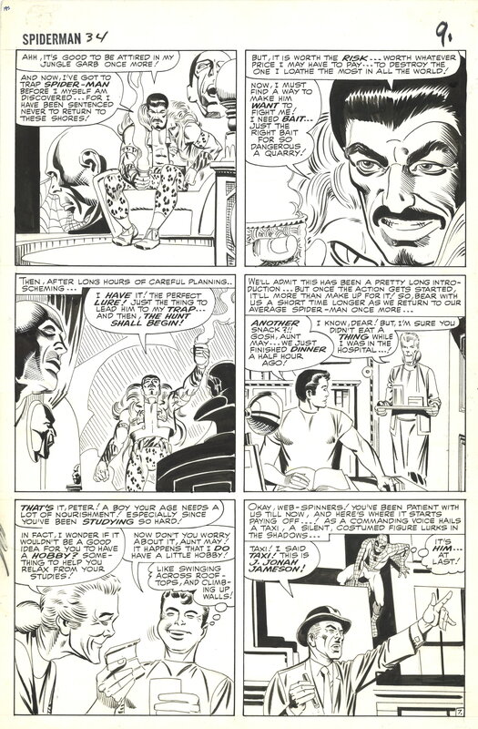 Steve Ditko, Amazing Spider-Man #34, page 7 - Œuvre originale