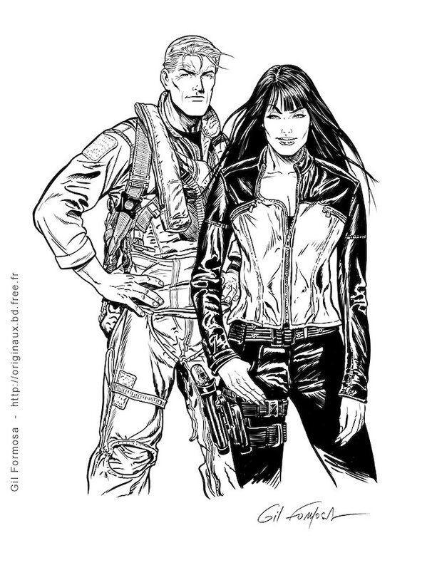 For sale - Gil Formosa, Lady X et BUCK DANNY - Comic Strip