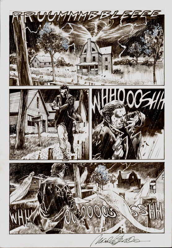 Genzianella, DAMPYR #181, La  lunga notte dell’odio, planche 72, 2015 - Planche originale