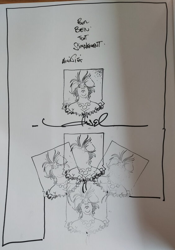 Régis Loisel, Tt Black&White La dernière Maison juste avant la forêt - Sketch