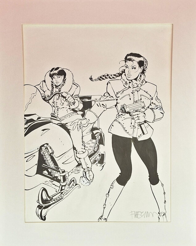 Félix Meynet, Yann, Couv. Les Eternels Tome 5 La cire qui chante - Original Cover