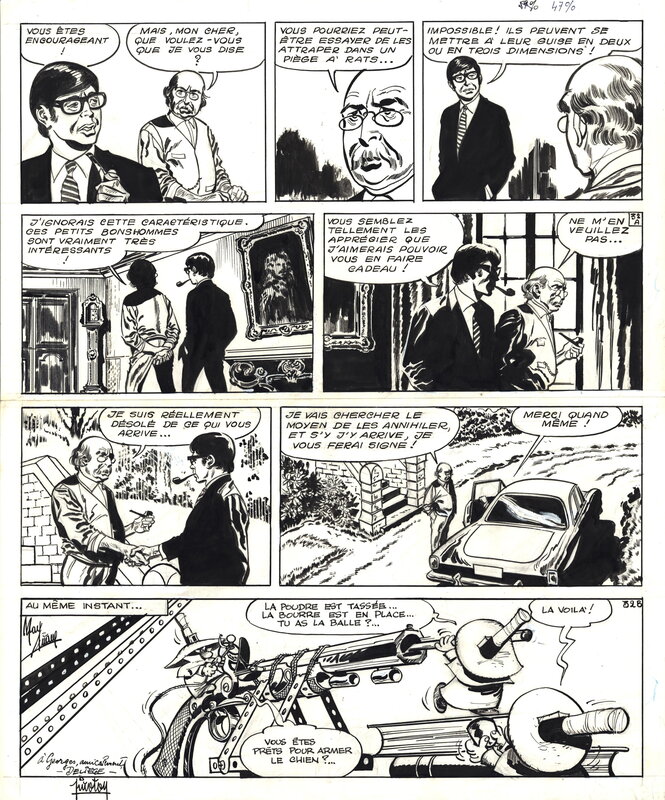 En vente - Paul Deliège, Arthur Piroton, Piroton et Deliège : Les Krostons tome 0 planche 32 - Planche originale