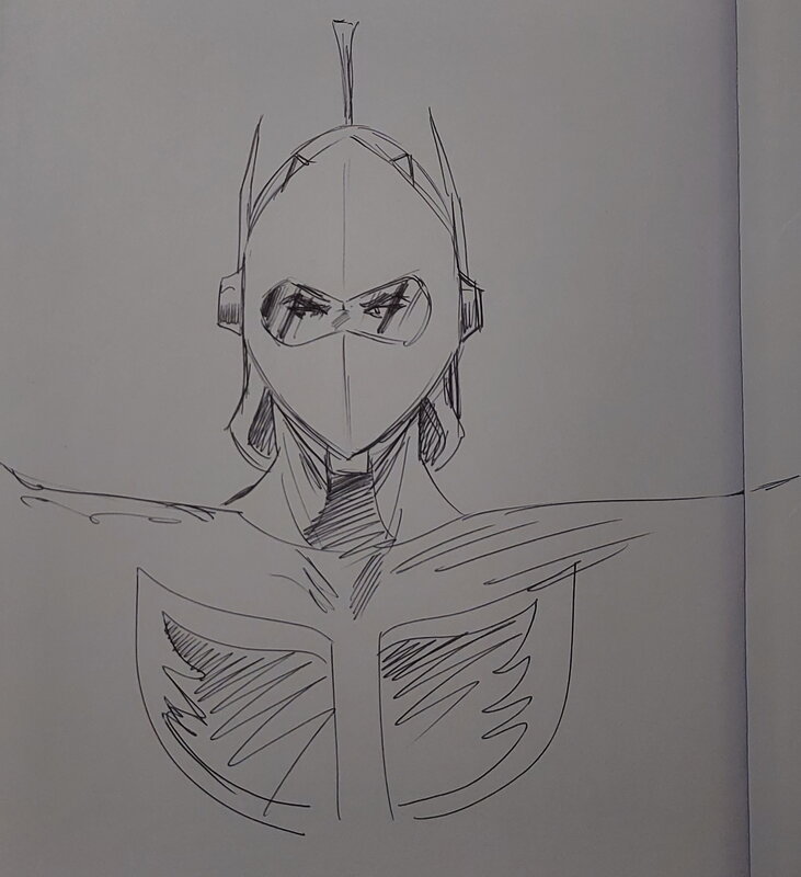 Goldorak par Alexis Sentenac - Dédicace