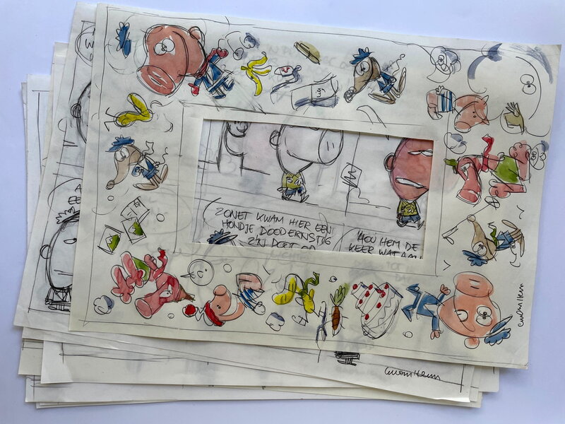 Luc Cromheecke, Dessins préparatoires 