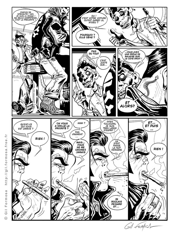 Légendes Urbaines par Gil Formosa - Planche originale