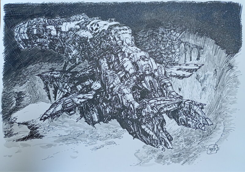 Spaceship par Maza - Illustration originale