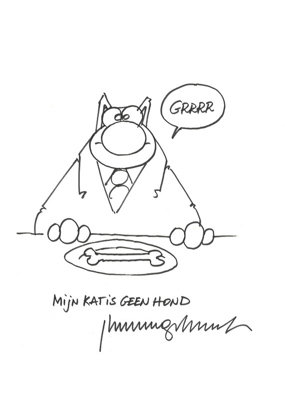 Le Chat / De Kat par Philippe Geluck - Dédicace