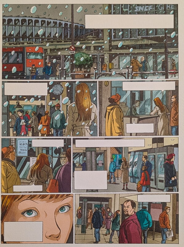 Dina Kathelyn, Viviane Nicaise, La vie en rose 3 - planche 23 - Mise en couleur