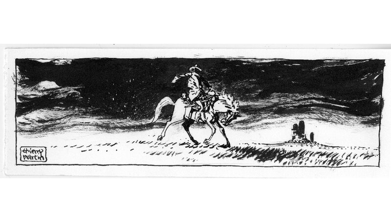 En vente - Le dresseur par Thierry Martin - Illustration originale