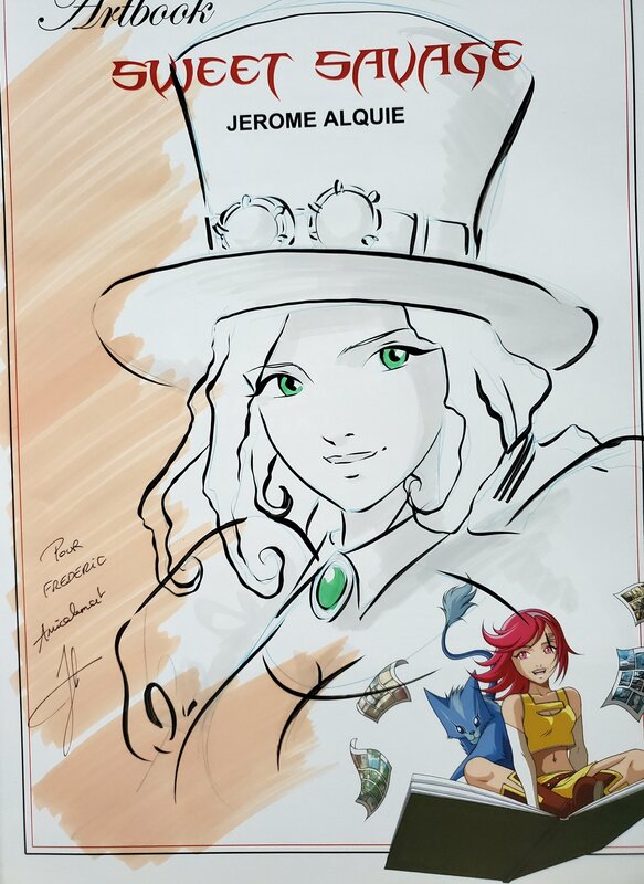 Jérôme Alquié, SWEET SAVAGE - ARTBOOK - Sketch