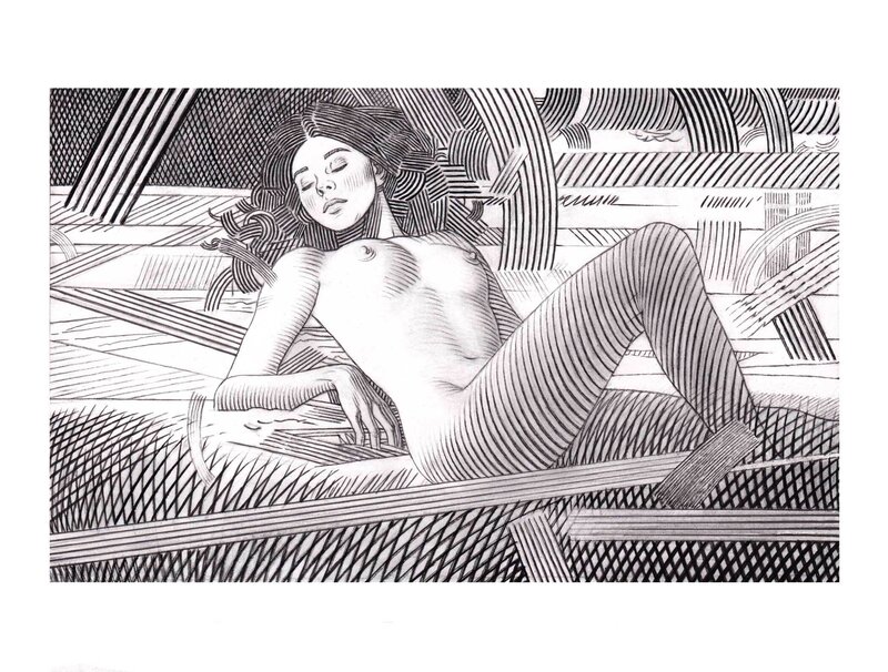 For sale - Andréi Arinouchkine, La Princesse du Rêve - Original Illustration