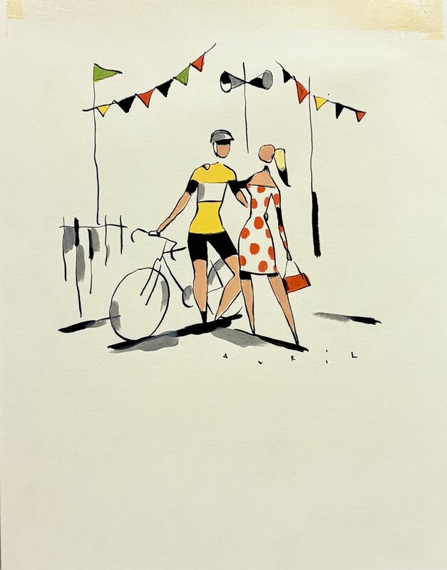 Vainqueur par François Avril - Planche originale