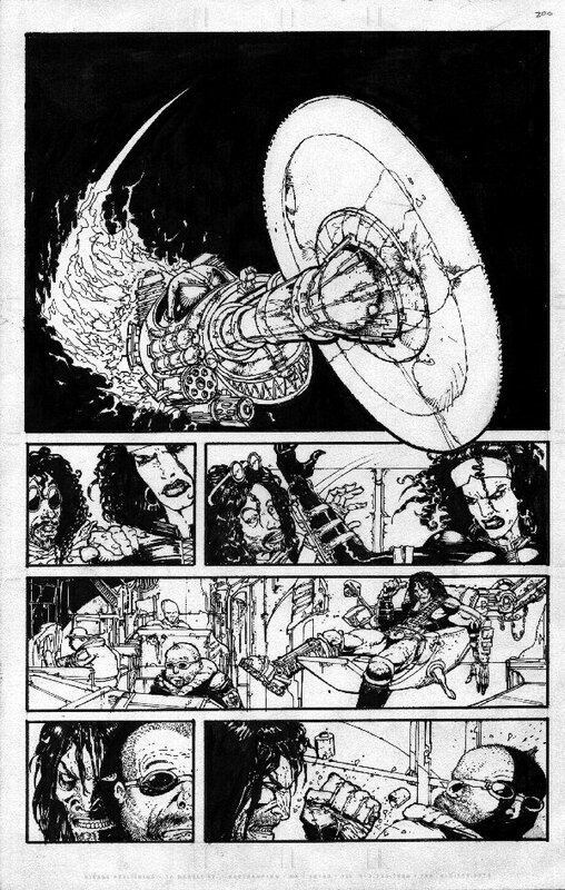 Simon Bisley, Kevin Eastman, F.A.K.K.2 (Heavy Metal), Page 30, half-splash, c. 1999 - Comic Strip