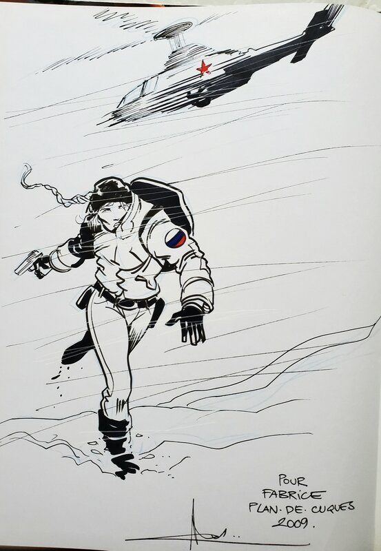 Michel Espinosa, OUKASE   T3 FRERES ENNEMIS - Dédicace