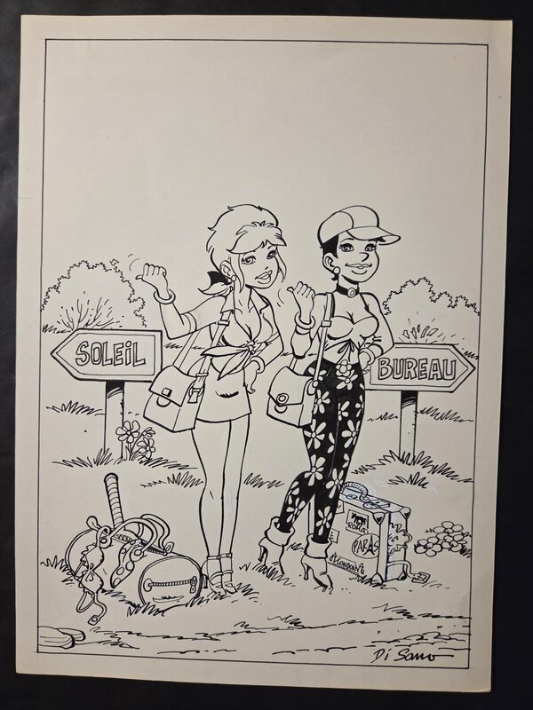 For sale - Illustration originale de Di sano - Original Illustration