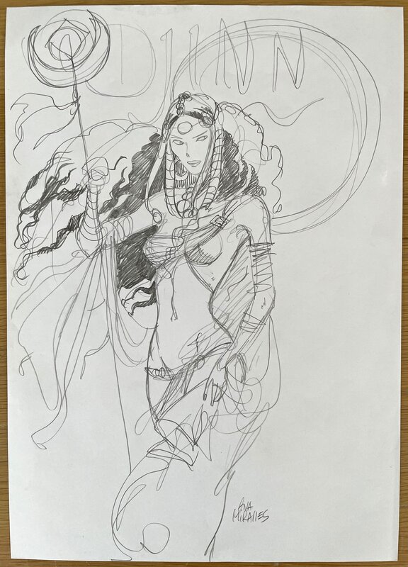 Ana Mirallès, Miralles - Djinn Cover - Planche originale
