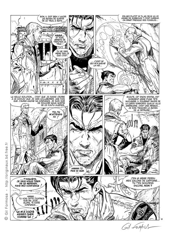 Gil Formosa, Sergent-Major BOWEN T1 P12 - Comic Strip