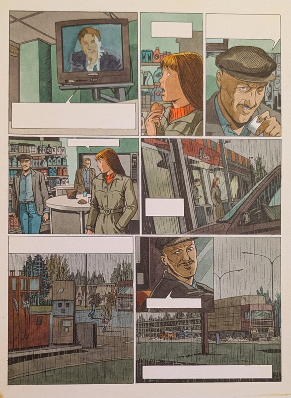 Dina Kathelyn, Viviane Nicaise, La vie en rose 3 - planche 29 - Color guide