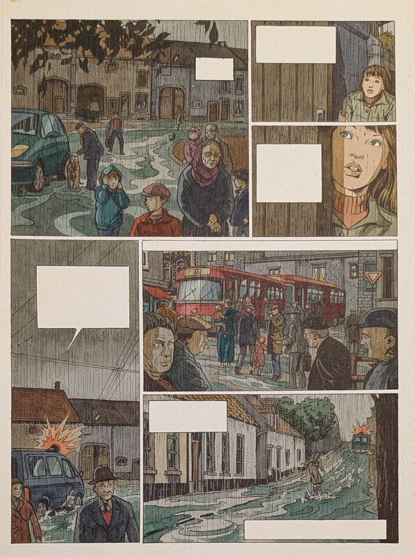 Dina Kathelyn, Viviane Nicaise, La vie en rose 3 - planche 32 - Mise en couleur